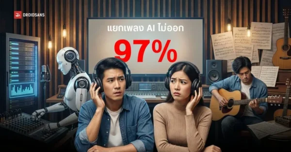 ผลสำรวจเผยคน 97% แยกไม่ออกว่าอันไหนเพลง AI หรือเพลงที่คนแต่งจริง ๆ