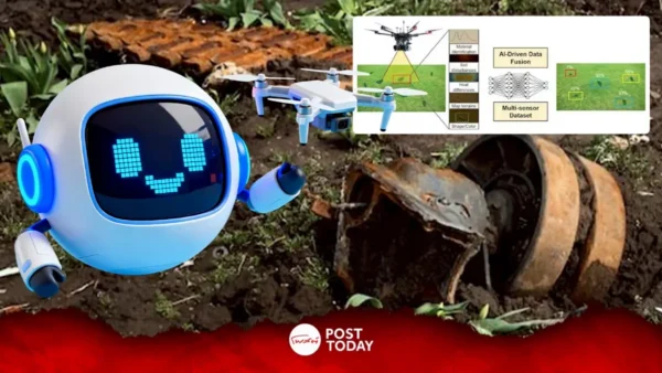 มิติใหม่กวาดล้างมรดกสงคราม โดรน AI ค้นหาและจำกัดทุ่นระเบิด