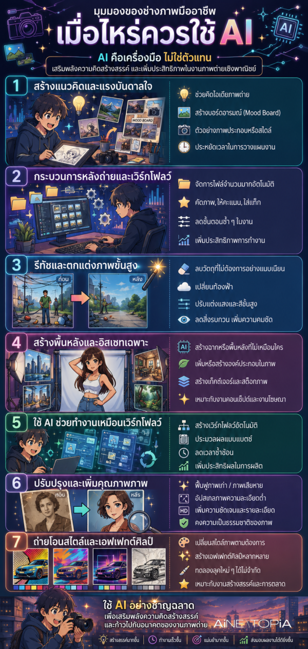 เคล็ดลับสำหรับกราฟิกดีไซน์ เมื่อไหร่ควรใช้ AI